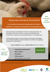 Afbeelding flyer Masterclass Klimaat & Gezondheid